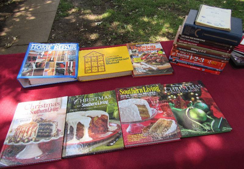 lot 7874 image: Lot of useful books Cook Books - DIY Books - Southern Living Recipe Books and More See photo for titles