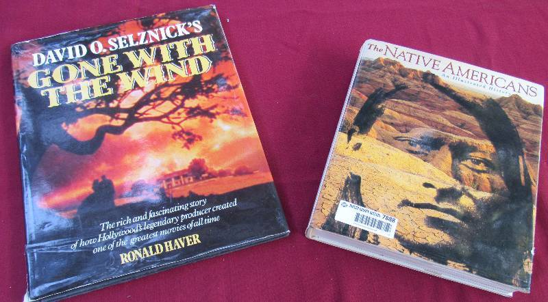 lot 7888 image: Lot of two books - GONE WITH THE WIND and THE NATIVE AMERICANS the classics