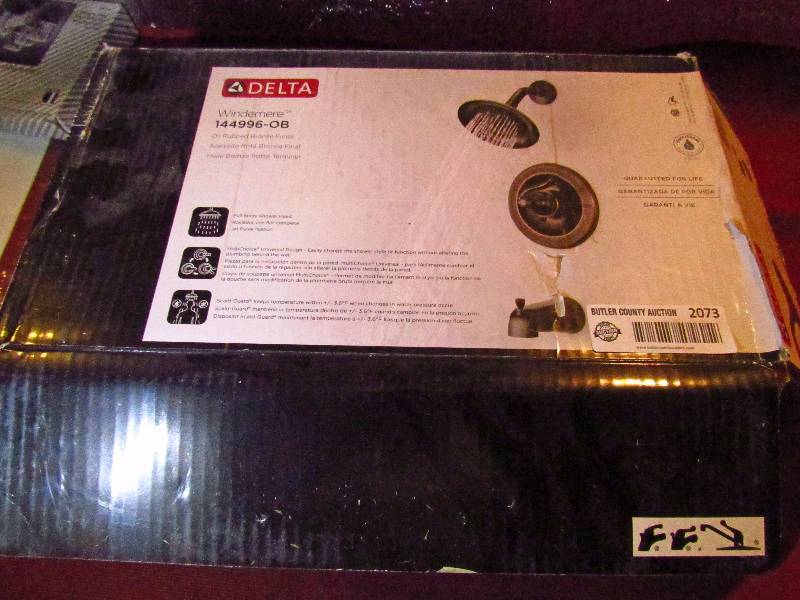 lot 2073 image: Delta Shower  Tub Faucet - NEW IN BOX