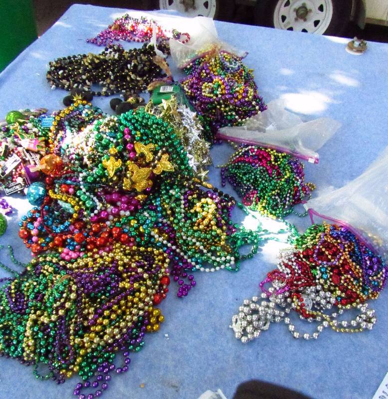 lot 1290 image: BIG Lot of Mardi Gras Beads - Host your own Mardi Gras Parade and show em your beads