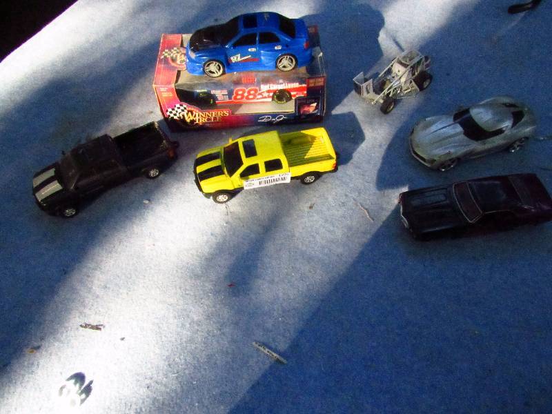 lot 1295 image: Lot of 7 Toy Cars - Featuring #88 NASCAR - In the original Box