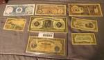 Lot of 8 pieces of Foreign Paper Currency - Cool! See photos for details -