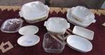Glass baking dishes - 14 pieces w/ 4 lids - awesome set up!