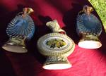 Lot of 3 Vintage Liquor Decanters - 2 are Jim Beam - WOW!