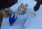 Ceramic and Glass Fish - Decorative Pieces