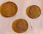 German Coins - 2 - $2 coins and 1- $5 coin - 1937, 1938, (one date unsure 1935?)