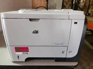 lot 22596 image: HP LaserJet P3015 Printer
