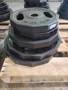 lot 9222 image: Set of Iron Grip Weight Plates