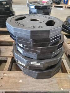 lot 9237 image: Set of Iron Grip Weight Plates