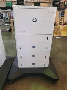 lot 22689 image: Hp LaserJet Enterprise M608 Monochrome Printer W Printer Paper Trays