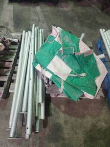 lot 9291 image: 10ft x 10ft Green and White Canopy