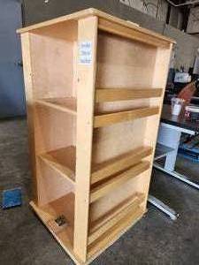 lot 22617 image: Kaplan Childrens Rotating Book Shelf