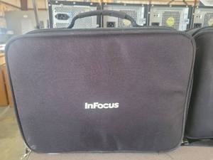 lot 22705 image: Infocus 1N3102 DLP Projector W Traveling Case and Assesories