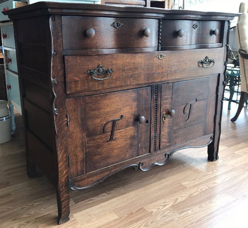 lot 9179B image: Rare & EXTREMELY NICE OLD Antique Dresser - with dovetail jointed drawers - (about 4 x 3 look at pics for the measurements)
