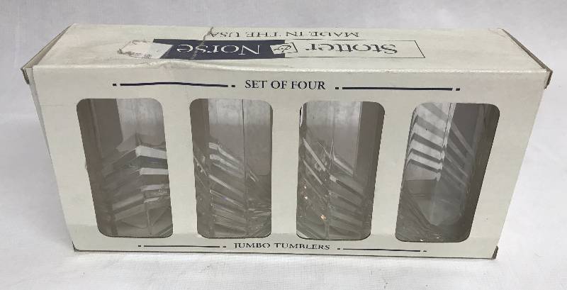 lot 9131 image: Stotter & Norse - Set of Four Jumbo Tumblers - Break Resistant