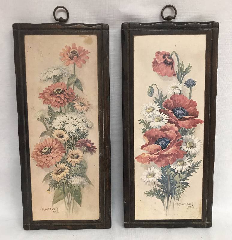 lot 9142 image: 2 Robert Laessig Wall Pictures