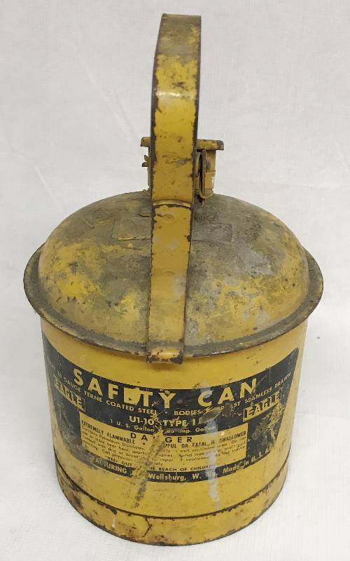 lot 9162 image: Yellow Fuel Safety Can