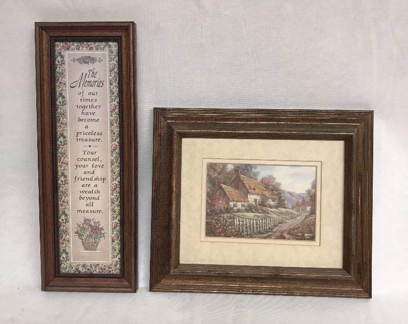 lot 9172 image: 2 Nice Framed Pictures