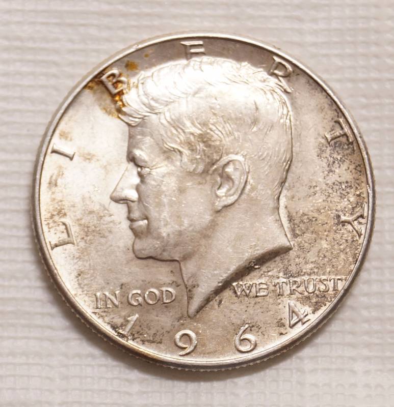 lot 9219 image: 1964 Kennedy Half Dollar Coin