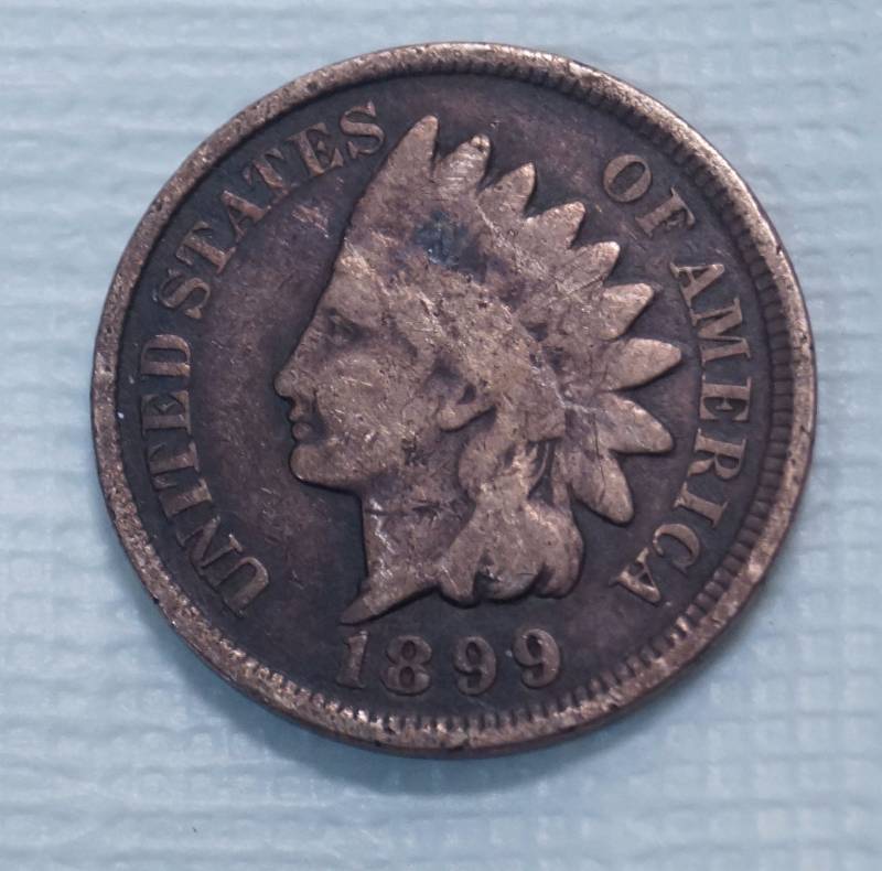lot 9230 image: 1899 Indian Head Penny - Add to your Coin Collection