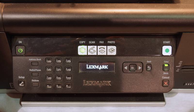 lot 5056 image: Lexmark Wireless Photo Inkjet All-In-One Printer