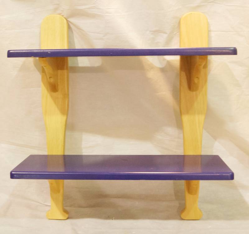 lot 5075 image: Nice Baseball Themed Shelves