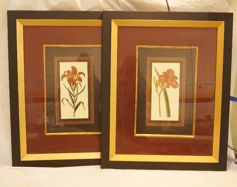lot 5086 image: 2 Framed Pieces of Art