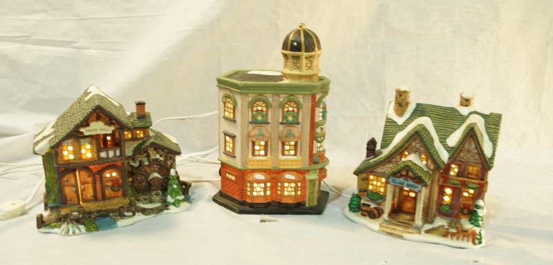 lot 5152 image: Lighted Christmas Village Limited Edition Collection - Works