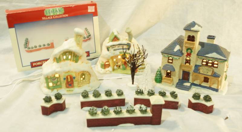 lot 5155 image: Lighted Christmas Village Limited Edition Collection - Works