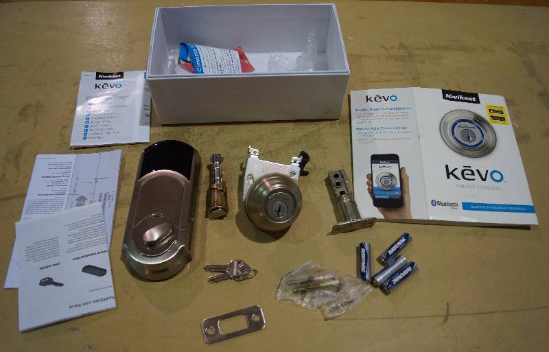 lot 5179 image: Kwikset Kevo Lock Parts