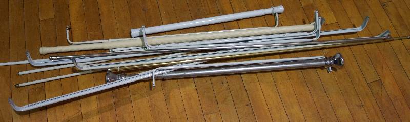 lot 5190 image: A Bunch of Curtain Rods