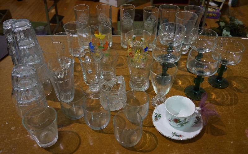 lot 5225 image: Set of Tasbasco Glasses - Margarita Cactus Glasses - Plus Lots More