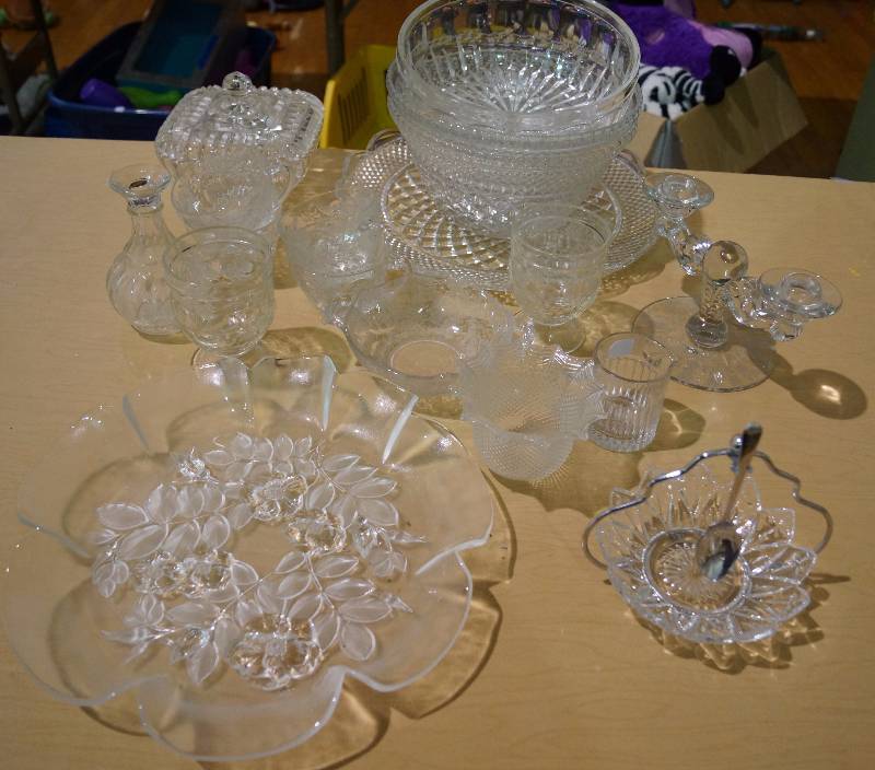 lot 5228 image: Ornate Glassware - Bid On This One