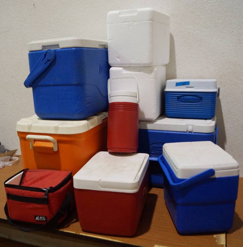 lot 5236 image: 10 Coolers - Ready to Go Camping