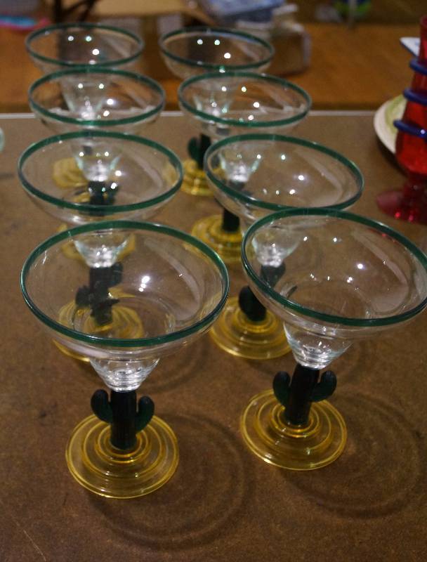 lot 5272 image: Plastic Margarita Glasses