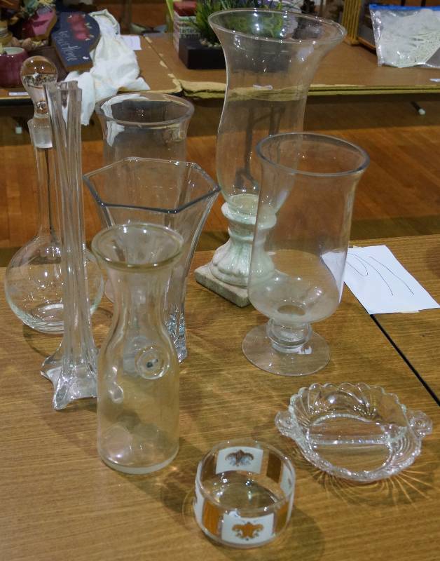 lot 5280 image: Glass Milk Jug - Vases and Dishes