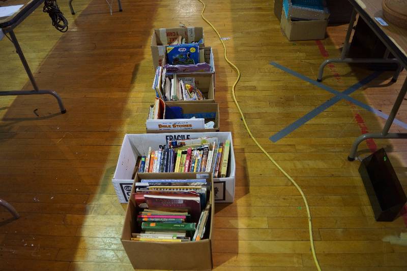 lot 2172 image: Lot of 6 Boxes of Books ChildrenKids and Education, Religious Kids books and more See photos for titles