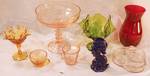 Nice Lot of Colored Collectible Glass Dishes