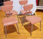 4 Old School Chairs