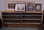 Super Heavy Duty Old School Shelf with Framed Pictures