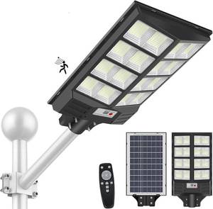 lot 28 image: Solar Street Lights, Pack of 2, 6V20-40W SEE ADDITIONAL PHOTOS FOR CONDITION