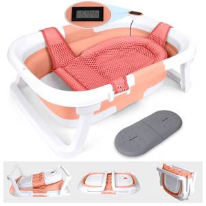lot 42 image: Foldable Baby Bathtub with Travel Bag BP0017 Pink