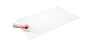 lot 53 image: 24in x 18in Plexiglass Sheet, 14 Inch Thick, Table Top Sneeze Guard B0BQB212B2