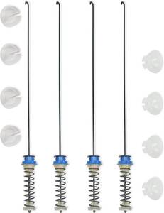 lot 82 image: 4 Piece 27in Washer Suspension Rods Replaces W10440786 For Whirlpool, Maytag Top Loading Washers Machine