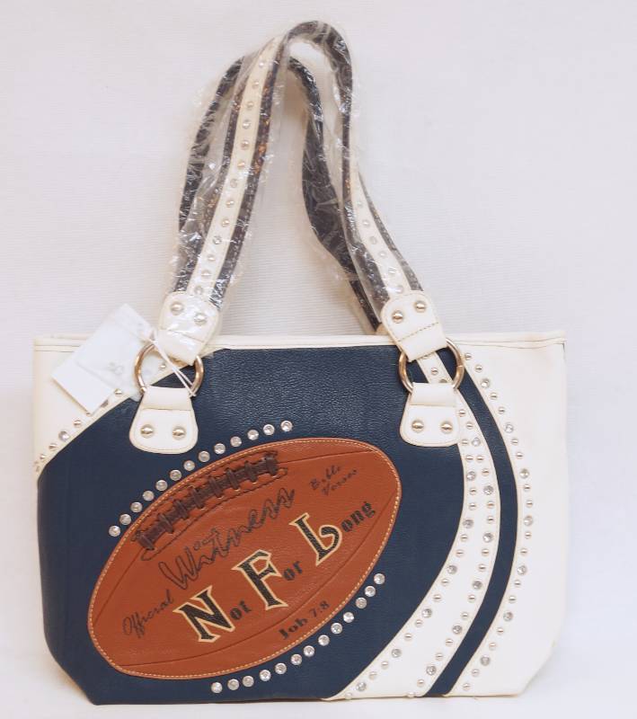 lot 9270 image: NFL Football Purse Dallas Cowboys - NEW w TAGS Get ready for FOOTBALL