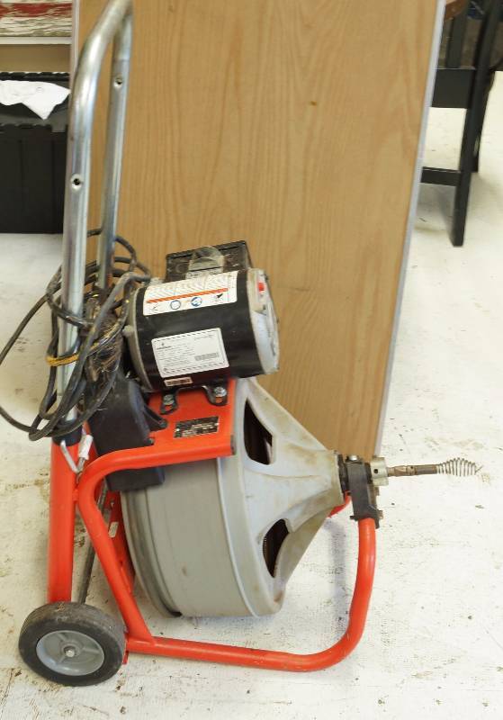 Ridgid Professional Drum Sewer Snake Machine K400 Butler County Auction Building Clean