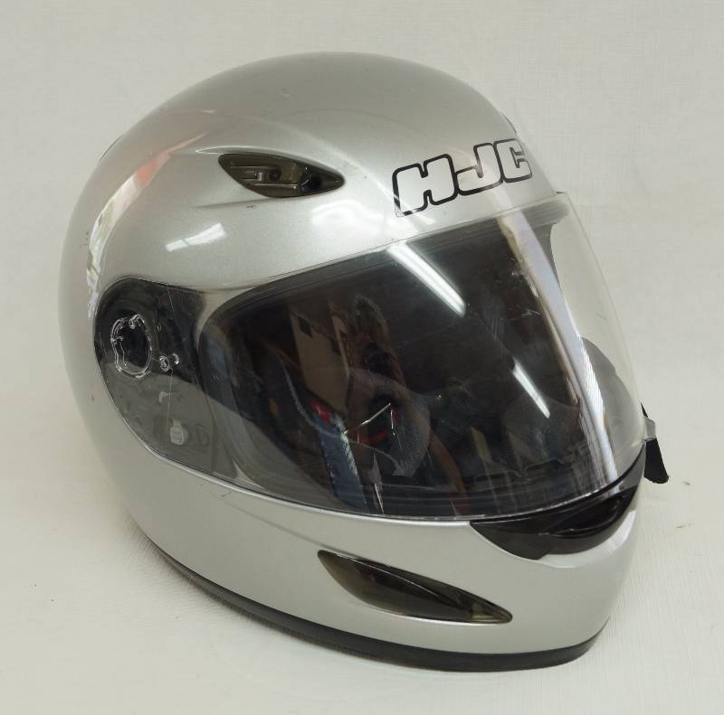 lot 9283 image: HJC Full Face Motorcycle Helmet with Visor - Size Small - CL-14 - Snell Approved - DOT