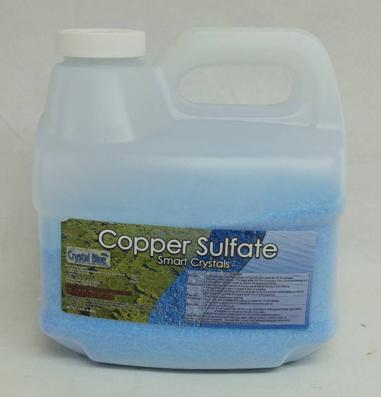 lot 9284 image: Jug of Copper Sulfate - Smart Crystals - Pond Algae Control Product