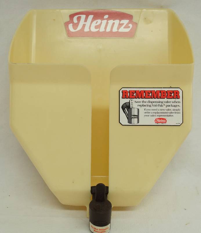 lot 9285 image: Heinz Ketchup Volume Pack Rack and Valve