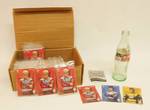 Box Full of Pinnacle NASCAR Trading Cards (SEALED!) and one Coca-Cola Nascar Bottle - SEE PHOTOS!